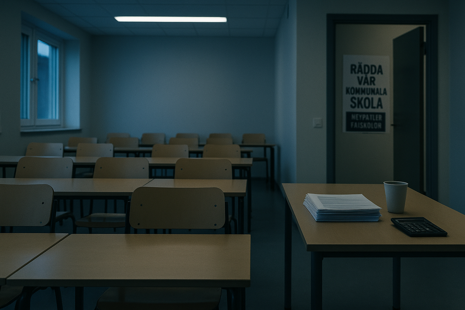 KD försvarar friskolor i Örebro medan kommunen betalar tomma stolar