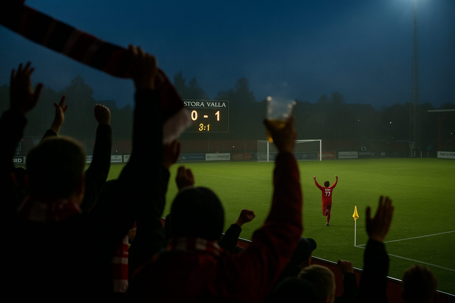 Degerfors avgör sent mot Halmstad i gratismatch inför storpublik