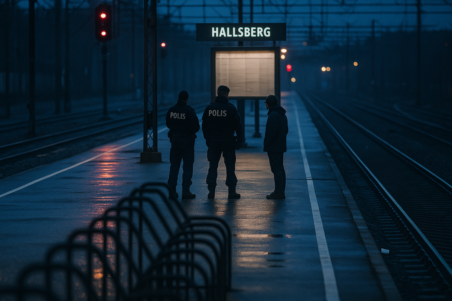 Polisen kontrollerar misstänkt drogpåverkad i Hallsberg
