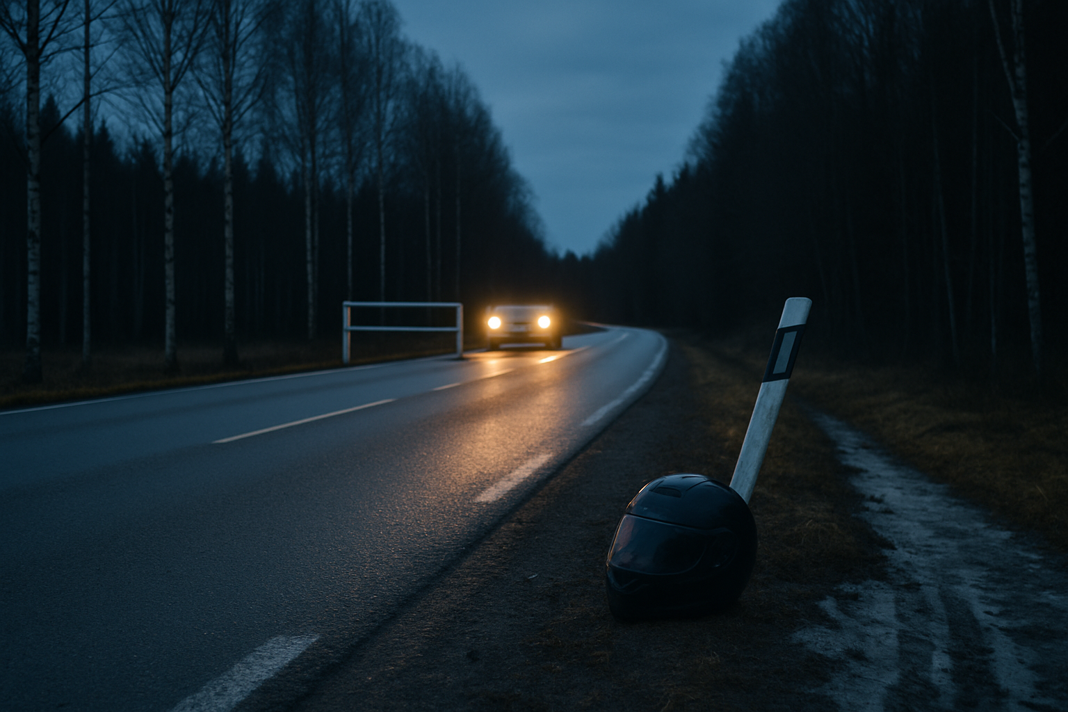 Mc-förare dör i Nora – dödsolycka sätter fokus på länsvägar med tung blandtrafik