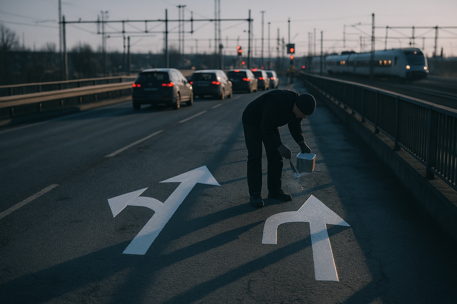 Samzeliibron enkelriktas 9 mars – pendling påverkas