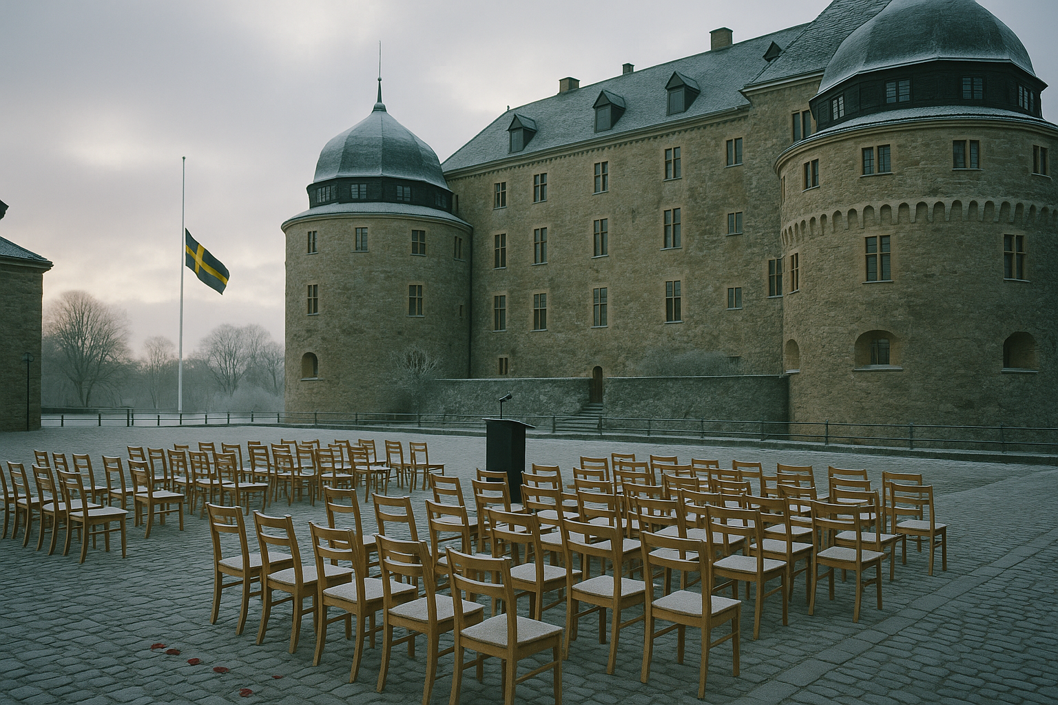 Minnesstund på slottet markerar år efter Risbergska-dådet