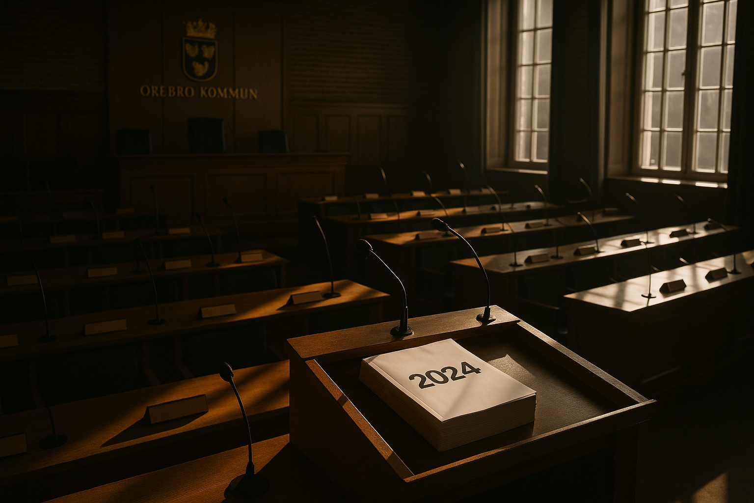 Kommunfullmäktige 25 februari behandlar budget, stadsplanering och Örebropartiets motioner