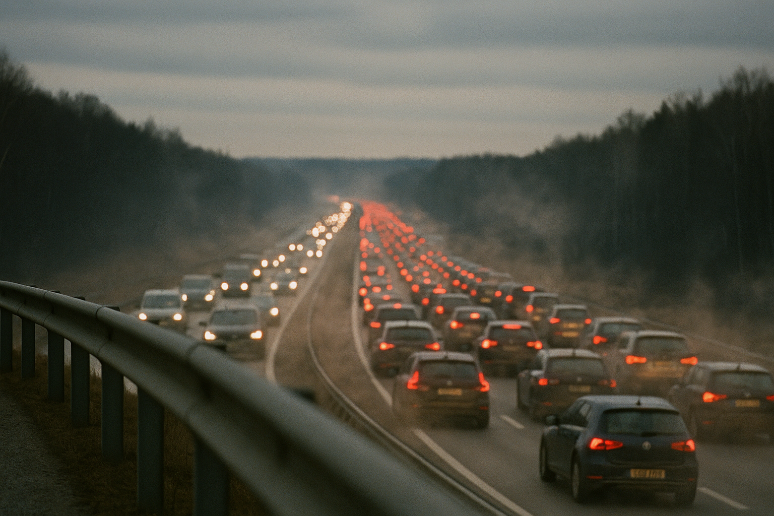 Två krockar på E18/E20 stoppar trafiken – tusentals fast utanför Örebro