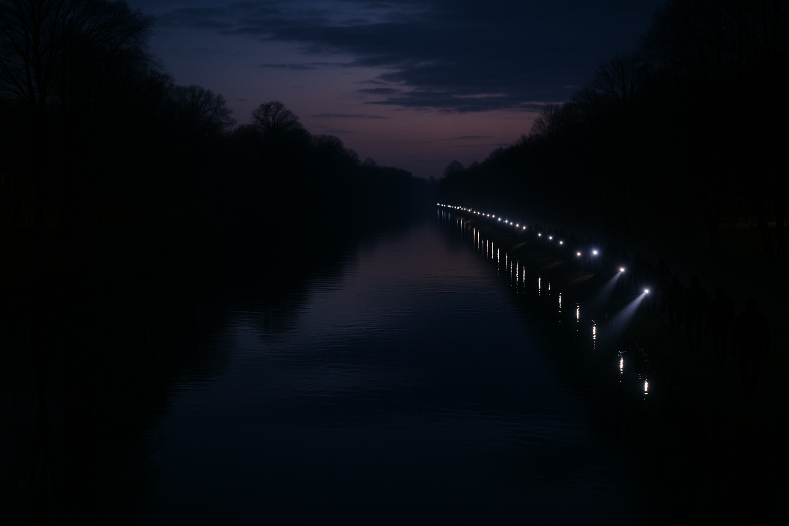 Hundratals frivilliga söker försvunnen kvinna längs Svartån