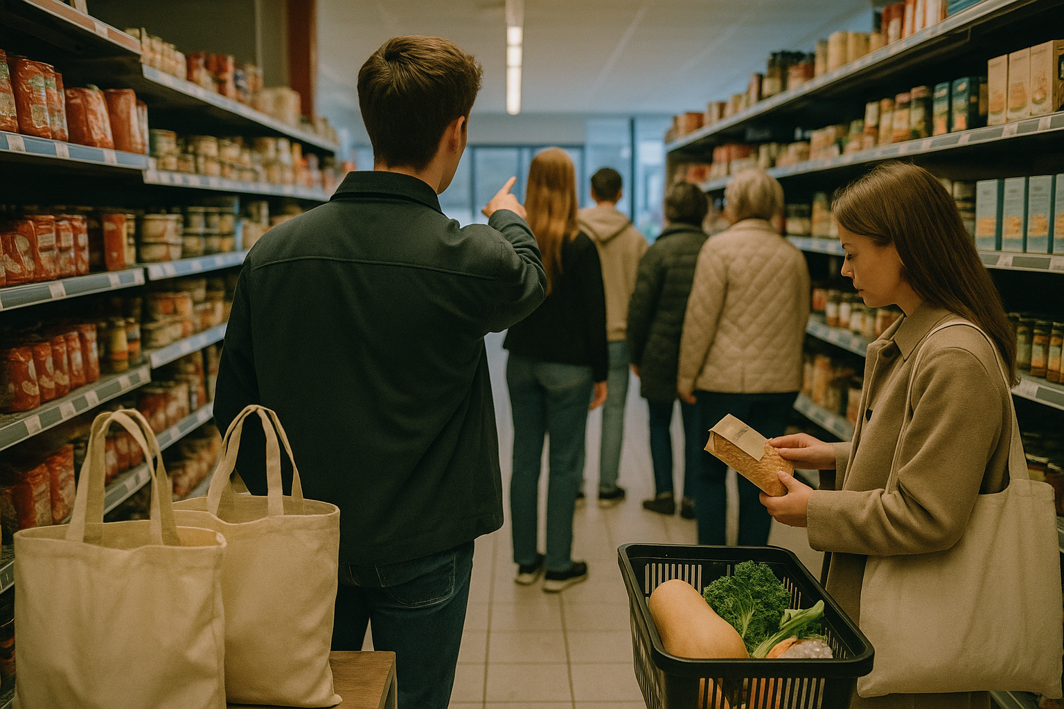 Örebro universitet ordnar matsafari om hållbara val i butik
