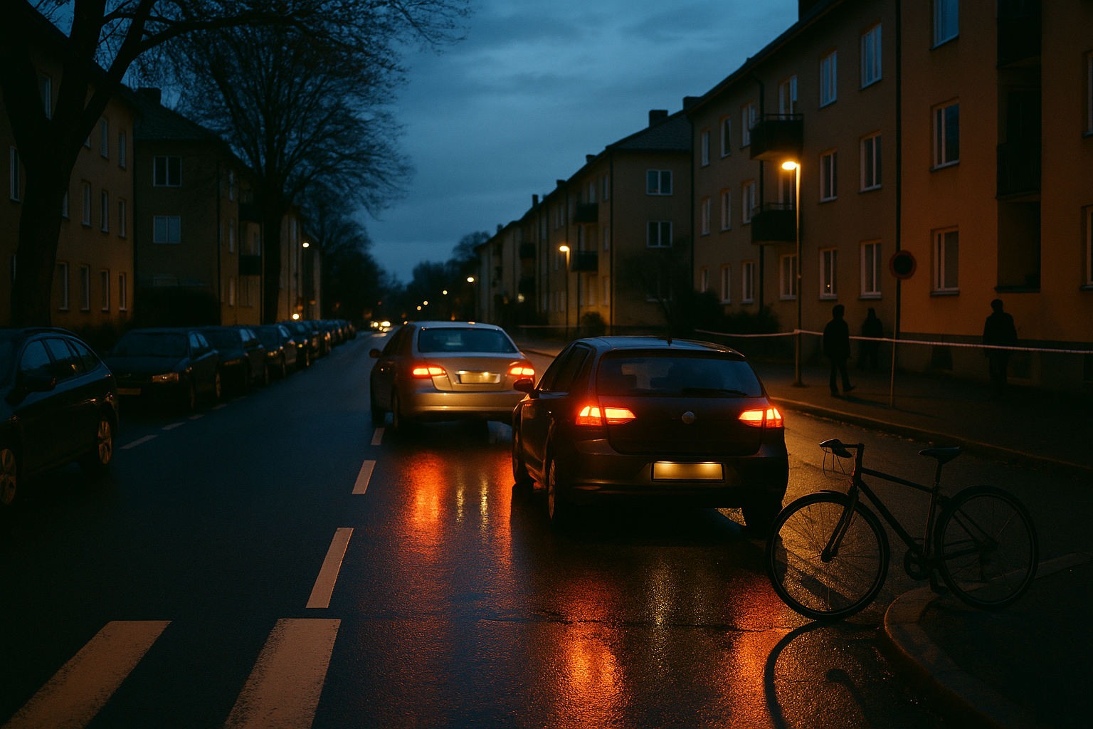 Trafikolycka stoppar vid Bondegatan och Sveaparken
