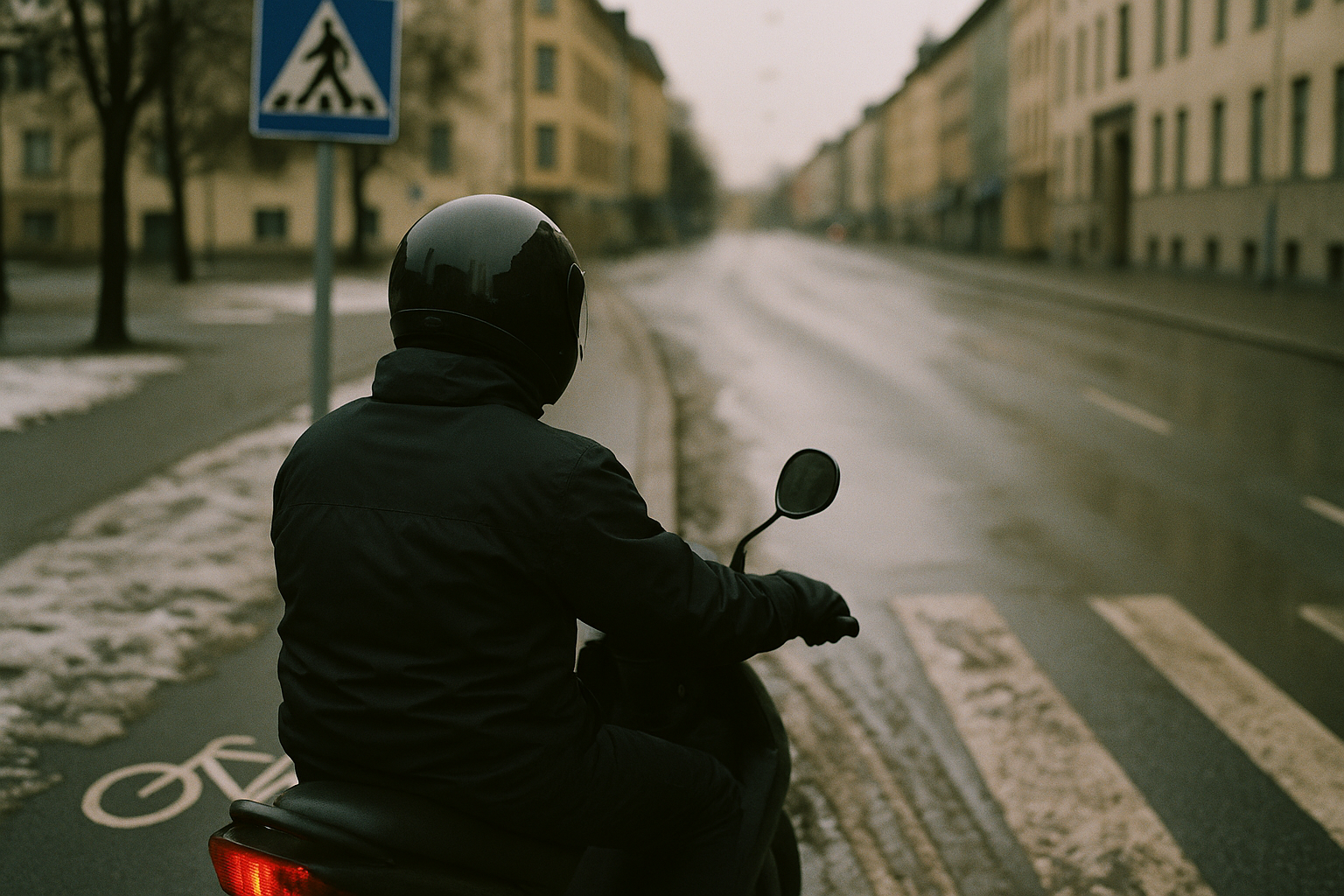 Mopedist misstänks för trafikbrott i Örebro