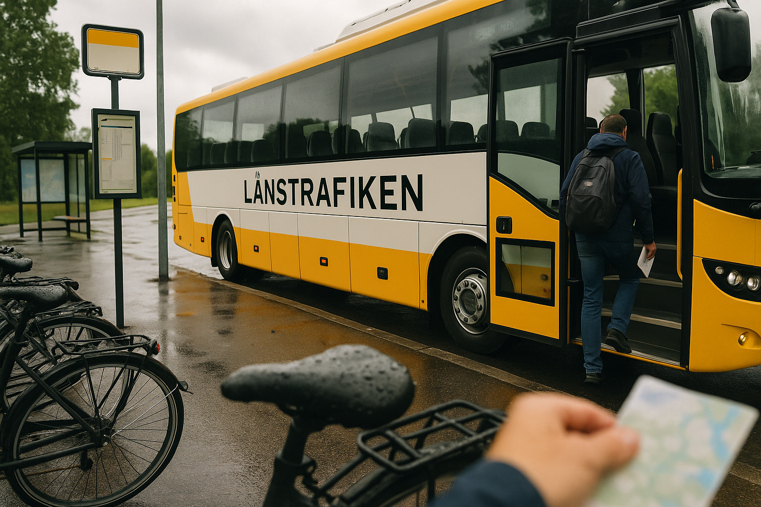 Regionen kör sommarlinje 890 till Ånnaboda, Gustavsvik och Hampetorp
