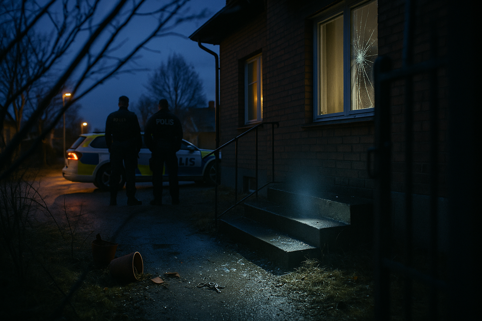 Man grips efter skadegörelse i föräldrahem i Lindesberg