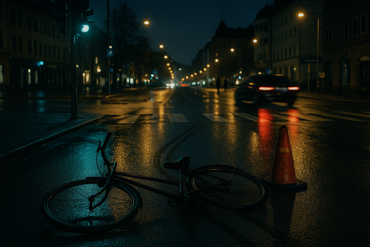 Nattlig olycka i City sätter ljus på trafiken genom centrum