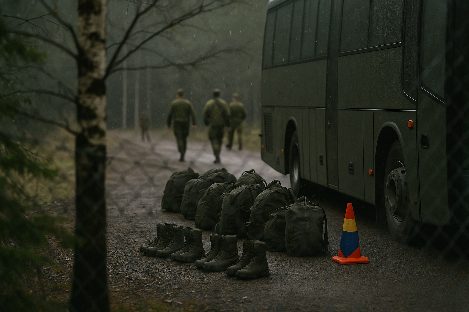 Över 100 muckar från Villingsberg när försvaret drar upp volymerna