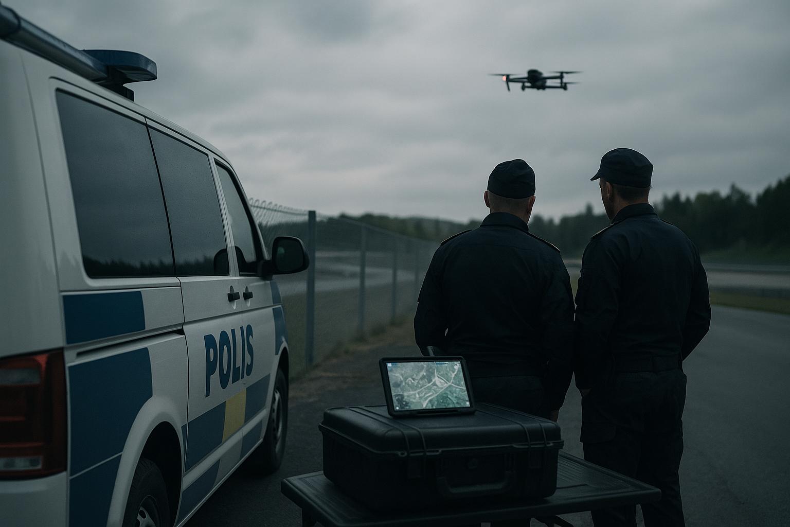 Polisen drönarbevakar Karlskoga motorsportvecka