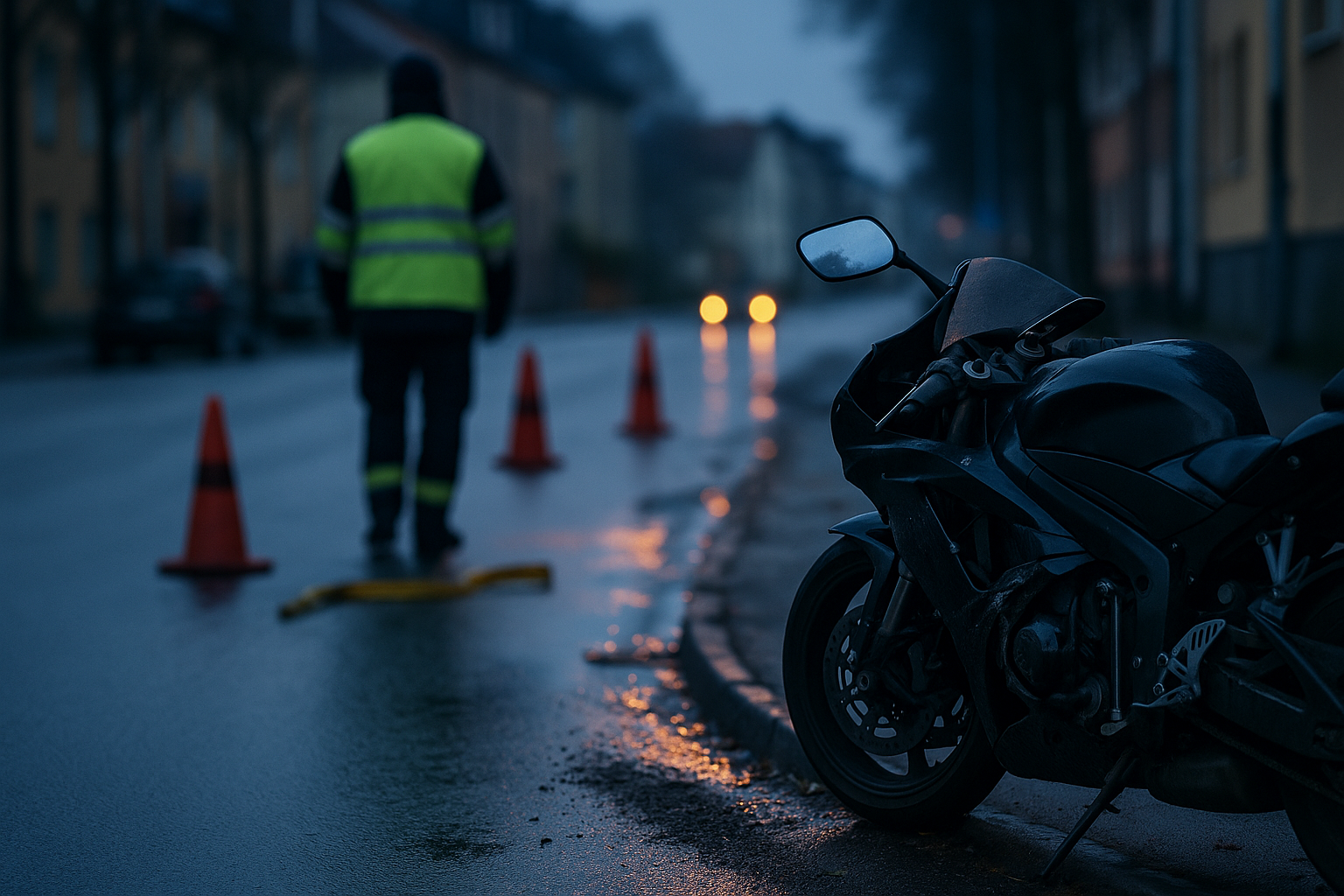 Motorcyklist skadas i singelolycka i Örebro – platsfrågan återstår
