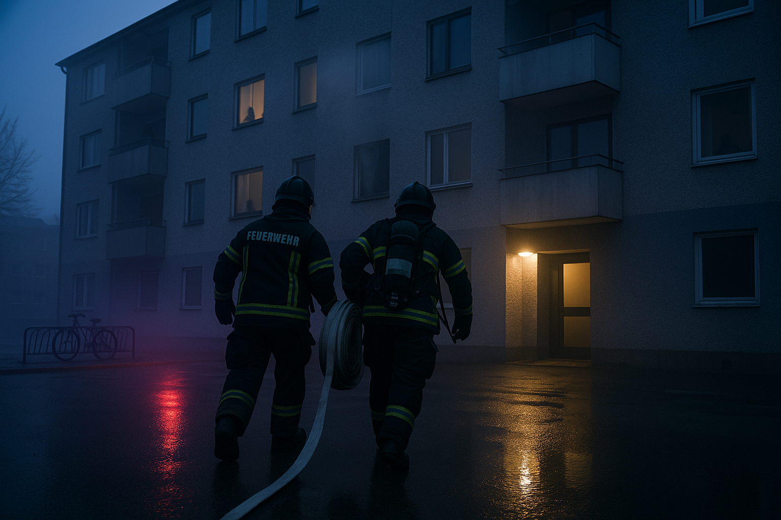Brandlarm i västra Örebro utlöser rökdykning i flerfamiljshus