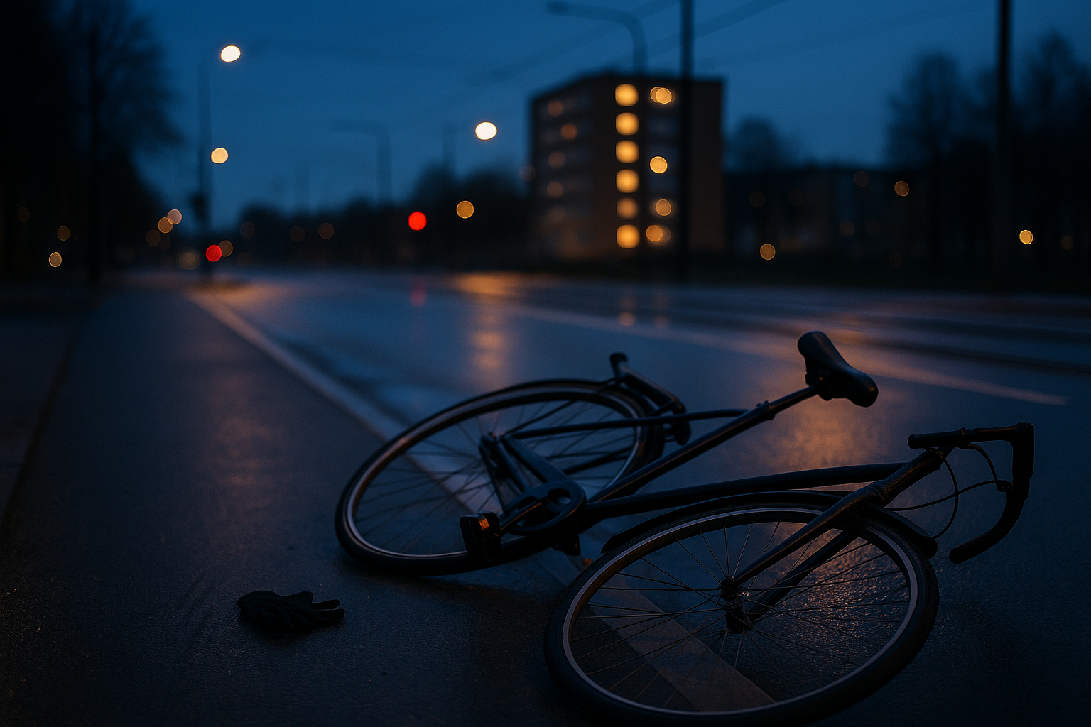 Man i 80-årsåldern dör efter cykelpåkörning i Örebro