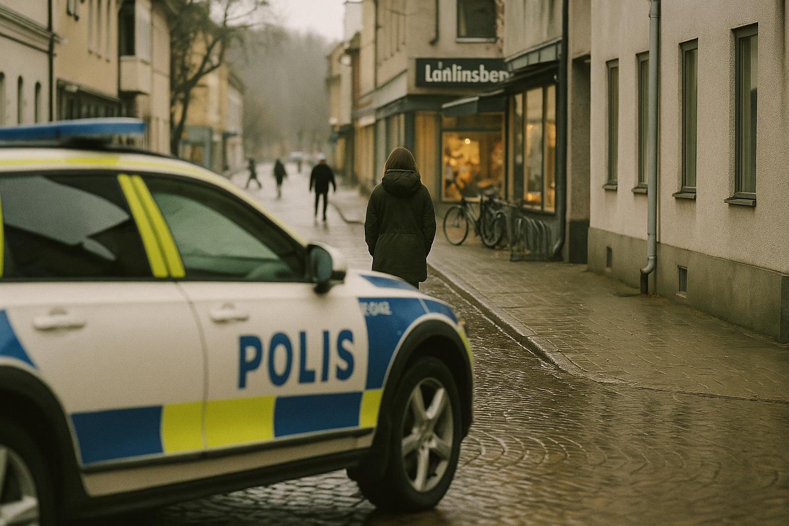 Kvinna misstänks för narkotikabrott i Lindesbergs centrum